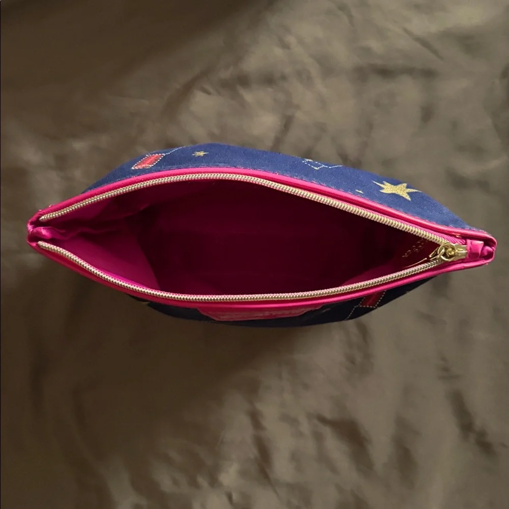 Estée Lauder Unique Lipstick Print Cosmetic Pouch